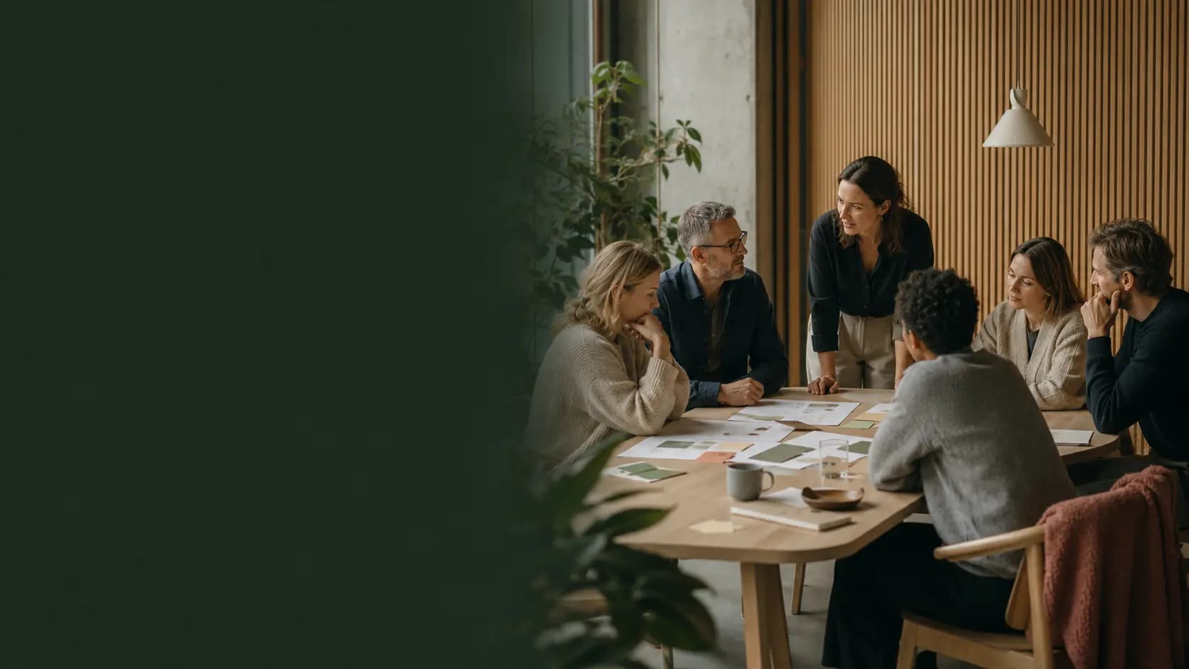 En erfaren facilitator hjælper en gruppe med at omsætte indsigt til fælles handling