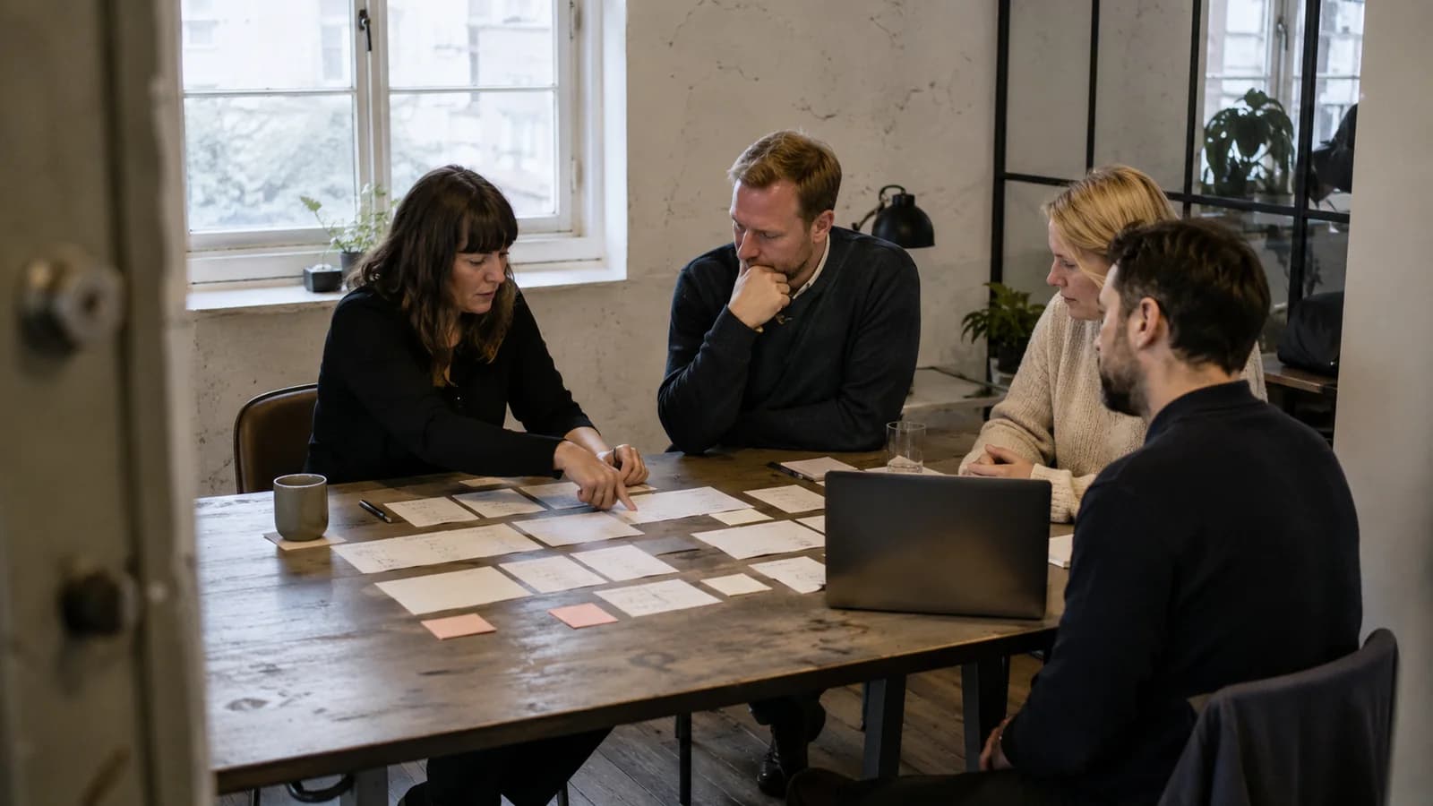 En naturlig arbejdssituation om ai-ledelse