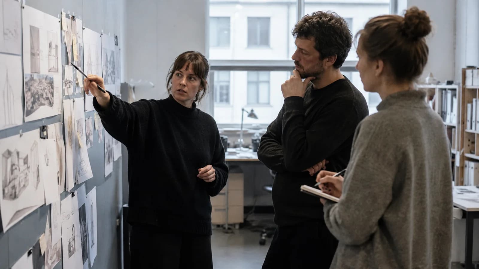 En naturlig arbejdssituation om konstruktiv uenighed i teams