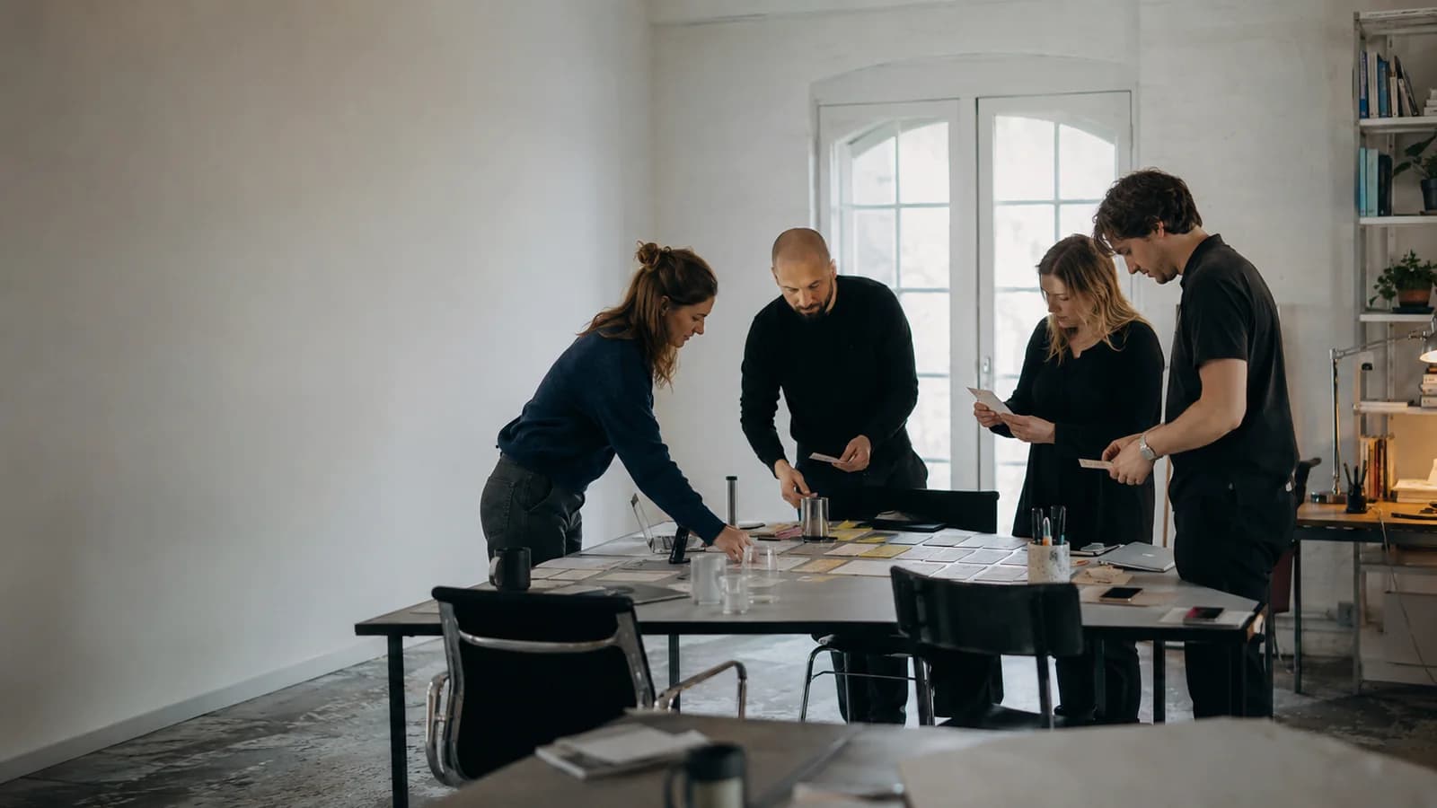 En naturlig arbejdssituation om selvledende teams