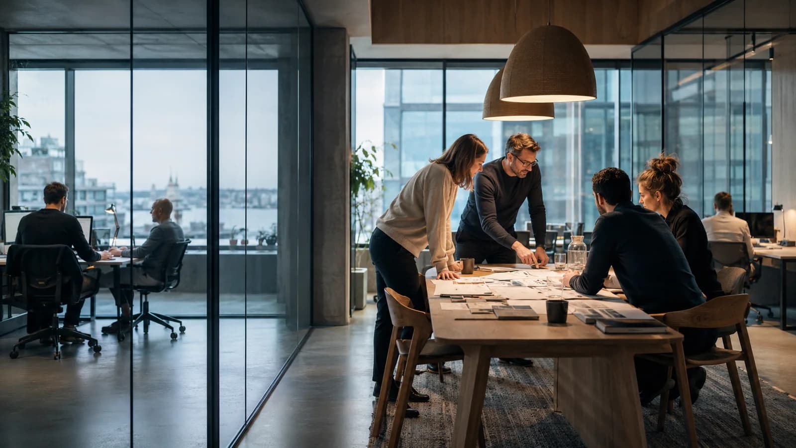 En naturlig arbejdssituation om svære samtaler som leder