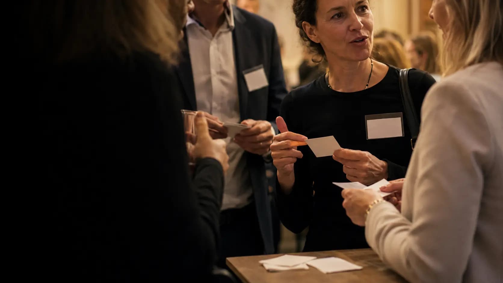 Nye professionelle forbindelser opstår gennem samtale og udveksling