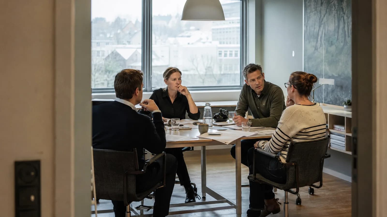 En naturlig arbejdssituation om ledergruppen som team