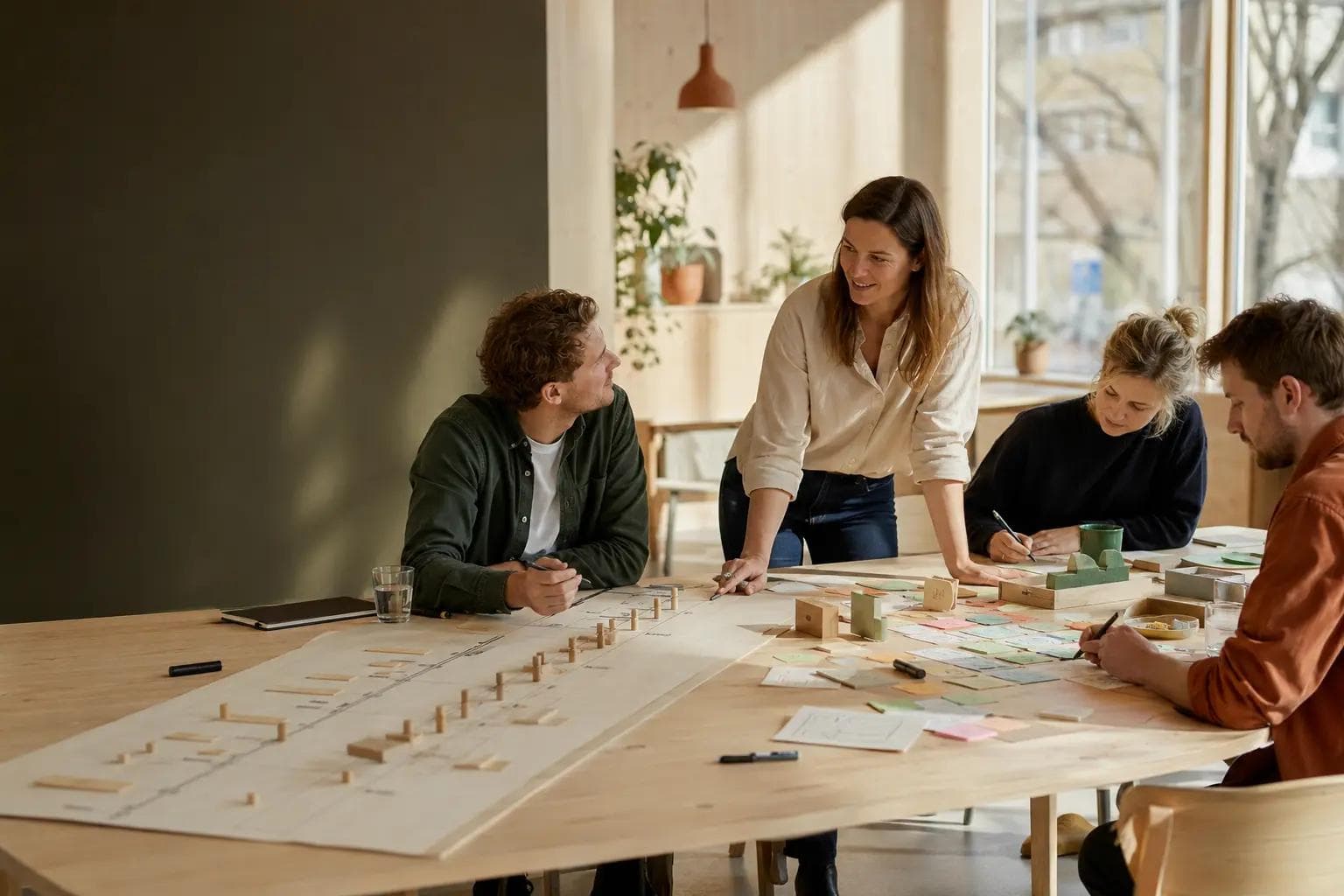 Projektteam forbinder planlagte milepæle med adaptive arbejdsformer