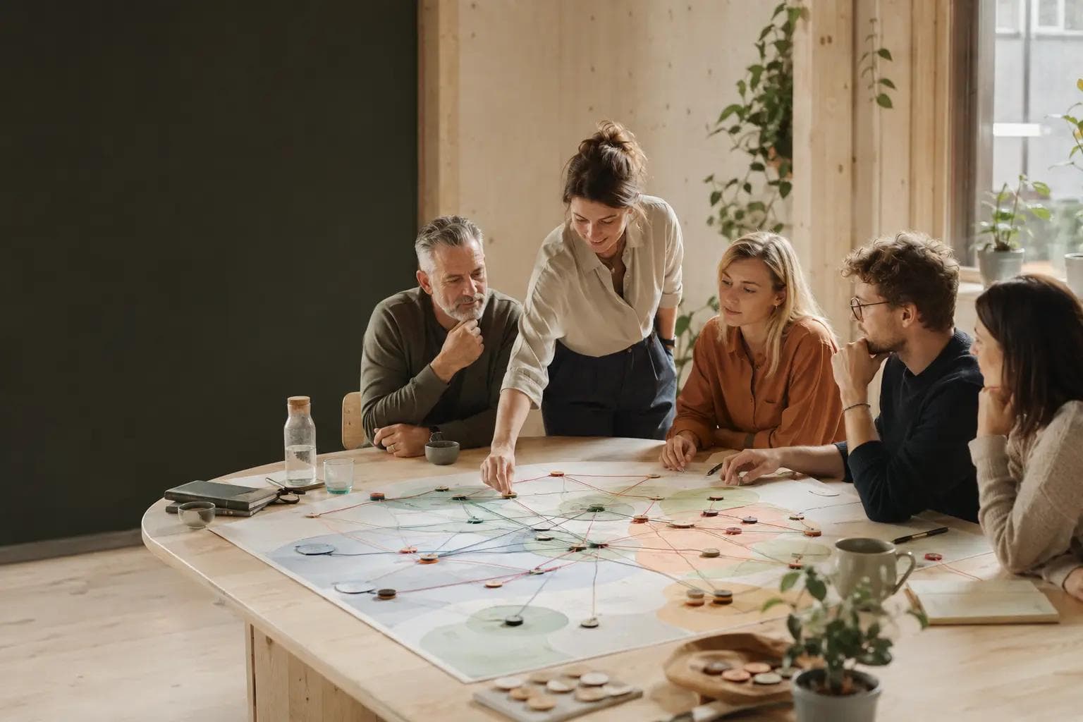 Projektteam samler interessenter, risici, ressourcer og leverancer i ét fælles projektbillede